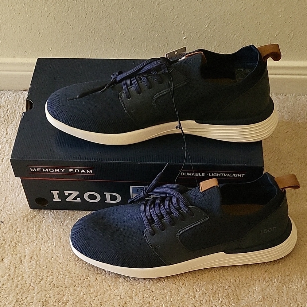 IZOD Men's Navy Shoe - Picture 4 of 7